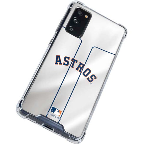 MLB Houston Astros Jersey Galaxy S20 FE Clear Case